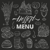 Sobremesas bonitas doces ajustadas Clipart para um menu do restaurante ou do café Linha arte Pedaço de bolo com bagas frescas esb ilustração royalty free Sobremesas bonitas doces ajustadas Clipart para um menu do restaurante ou do café Linha arte Pedaço de bolo com bagas frescas esb ilustração royalty free