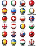 Soccer Ball European Countries Flags Euro 2016 Royalty Free Stock Photo Soccer Ball European Countries Flags Euro 2016 Royalty Free Stock Photo
