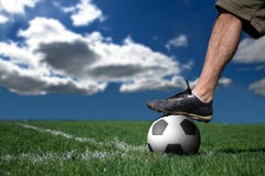 Soccer Player Stock Image