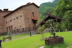 SOCHI, RUSSIA - JUNE 1, 2017: Cultural and ethnographic center stock image SOCHI, RUSSIA - JUNE 1, 2017: Cultural and ethnographic center stock image