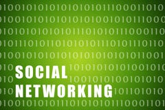 Sociaal Voorzien van een netwerk vector illustratie Sociaal Voorzien van een netwerk vector illustratie