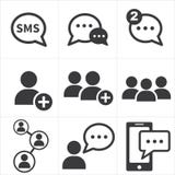 Social Media-Ikone vektor abbildung Social Media-Ikone vektor abbildung