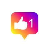 Social media modern like sign, gradient color. Like button, icon, symbol, ui, app, web. Vector illustration. EPS 10 royalty free illustration Social media modern like sign, gradient color. Like button, icon, symbol, ui, app, web. Vector illustration. EPS 10 royalty free illustration