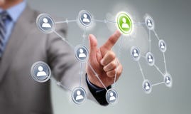 Sociale media interface Sociale media interface
