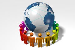 Socialt nätverk, internet som är global, jord, folk stock illustrationer Socialt nätverk, internet som är global, jord, folk stock illustrationer
