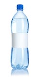 Soda Water Bottle With Blank Label Stock Image