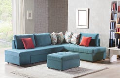 Sofa faisant le coin pour la maison photographie stock Sofa faisant le coin pour la maison photographie stock