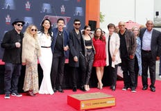 Sofia Richie, mily Richie, Nicole Richie, Lionel Richie, Lisa Parigi i Benji Madden, zdjęcia royalty free Sofia Richie, mily Richie, Nicole Richie, Lionel Richie, Lisa Parigi i Benji Madden, zdjęcia royalty free