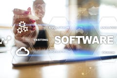 Software development. Data Digital Programs System Technology Concept. Stock Images Software development. Data Digital Programs System Technology Concept. Stock Images