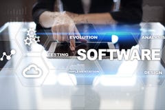 Software development. Data Digital Programs System Technology Concept. Royalty Free Stock Images Software development. Data Digital Programs System Technology Concept. Royalty Free Stock Images