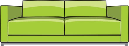 Sofá ilustração royalty free