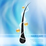 Soins capillaires, extrémités dédoublant le concept de prévention Shampooing nourrissant pour le fond de vecteur de poils de sant illustration libre de droits Soins capillaires, extrémités dédoublant le concept de prévention Shampooing nourrissant pour le fond de vecteur de poils de sant illustration libre de droits