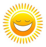 Sol feliz stock de ilustración Sol feliz stock de ilustración