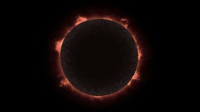 Solar eclipse loopable with alpha