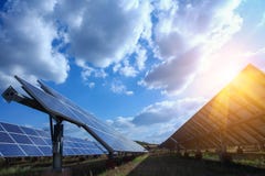 Solar panel, alternative electricity source - concept of sustainable resources, And this is a new system that can generate royalty free stock photography Solar panel, alternative electricity source - concept of sustainable resources, And this is a new system that can generate royalty free stock photography