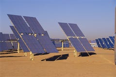 Solar panels at solar energy plant in California royalty free stock image Solar panels at solar energy plant in California royalty free stock image