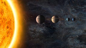 Solar system. Elements of this image furnished by NASA Solar system. Elements of this image furnished by NASA
