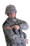 Soldato americano di combattimento immagini stock libere da diritti Soldato americano di combattimento immagini stock libere da diritti