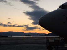 Sole di mezzanotte di Alta Norway 737 fotografia stock Sole di mezzanotte di Alta Norway 737 fotografia stock