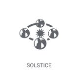 Solstice icon. Trendy Solstice logo concept on white background royalty free illustration Solstice icon. Trendy Solstice logo concept on white background royalty free illustration