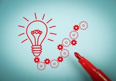 Solution bulb royalty free stock photography Solution bulb royalty free stock photography