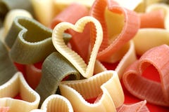 som valentin för noddles för bakgrundsmathjärtor arkivfoto som valentin för noddles för bakgrundsmathjärtor arkivfoto