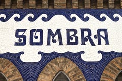 Sombra - λεπτομέρεια της μνημειακής αρένας ταυρομαχίας Στοκ Εικόνες Sombra - λεπτομέρεια της μνημειακής αρένας ταυρομαχίας Στοκ Εικόνες