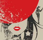 Sombrero rojo stock de ilustración Sombrero rojo stock de ilustración