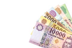 Some hungarian forint bank notes royalty free stock photos Some hungarian forint bank notes royalty free stock photos