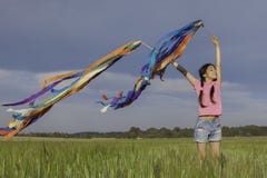 Sommermädchenkind lizenzfreies stockfoto Sommermädchenkind lizenzfreies stockfoto