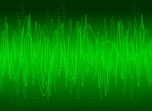 Sonido verde abstracto stock de ilustración Sonido verde abstracto stock de ilustración