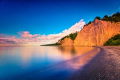 Sonnenaufgang an Scarborough-Täuschung Kanada stockfotografie Sonnenaufgang an Scarborough-Täuschung Kanada stockfotografie