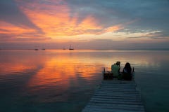 Sonnenuntergangliebe lizenzfreies stockbild Sonnenuntergangliebe lizenzfreies stockbild