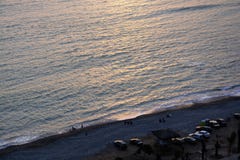 Sonset sull'oceano Pacifico immagine stock libera da diritti Sonset sull'oceano Pacifico immagine stock libera da diritti