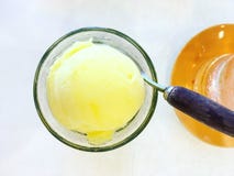 Sorbet de crème glacée photo stock Sorbet de crème glacée photo stock