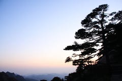 Sorprendiendo la vista imponente de la montaña de Huangshan, amarillee Mountaing A imágenes de archivo libres de regalías Sorprendiendo la vista imponente de la montaña de Huangshan, amarillee Mountaing A imágenes de archivo libres de regalías