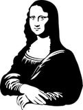 Sorriso de Mona Lisa/eps ilustração stock Sorriso de Mona Lisa/eps ilustração stock