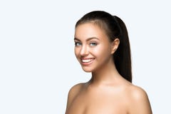Sorriso della donna denti che imbiancano Cura dentale fotografia stock Sorriso della donna denti che imbiancano Cura dentale fotografia stock