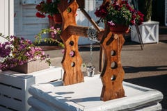 SOTCHI, RUSLAND - Juni 4, 2018: decoratief trekken-goed royalty-vrije stock foto SOTCHI, RUSLAND - Juni 4, 2018: decoratief trekken-goed royalty-vrije stock foto