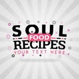Soul food recipes for healthy and fresh foods royalty free illustration Soul food recipes for healthy and fresh foods royalty free illustration