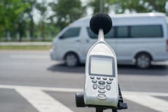 Sound level meter stock photos Sound level meter stock photos