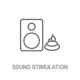 Sound stimulation icon. Trendy Sound stimulation logo concept on vector illustration Sound stimulation icon. Trendy Sound stimulation logo concept on vector illustration