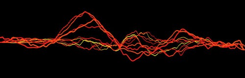 Sound wave element. Abstract black digital equalizer. Big data visualization. Dynamic light flow. 3d rendering vector illustration Sound wave element. Abstract black digital equalizer. Big data visualization. Dynamic light flow. 3d rendering vector illustration