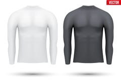 Sous la chemise de compression de couche avec la longue douille de illustration libre de droits Sous la chemise de compression de couche avec la longue douille de illustration libre de droits