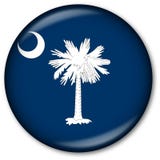 South Carolina State Flag Button Royalty Free Stock Image South Carolina State Flag Button Royalty Free Stock Image
