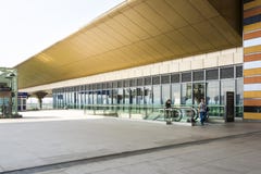 The south entrance of Nanjingnan Railway Station stock image The south entrance of Nanjingnan Railway Station stock image