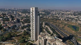 South west Jerusalem Landscape aerial view