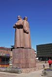 Soviet era monument for the Latvian Riflemen in Riga, Latvia. Royalty Free Stock Image Soviet era monument for the Latvian Riflemen in Riga, Latvia. Royalty Free Stock Image