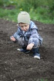 Sowing seeds Royalty Free Stock Photography Sowing seeds Royalty Free Stock Photography
