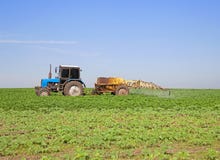 Soybean spraying royalty free stock photo Soybean spraying royalty free stock photo